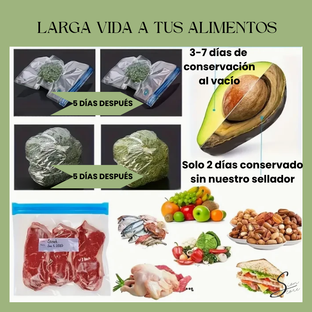 Sellador al Vacío de Alimentos - VidaChef™